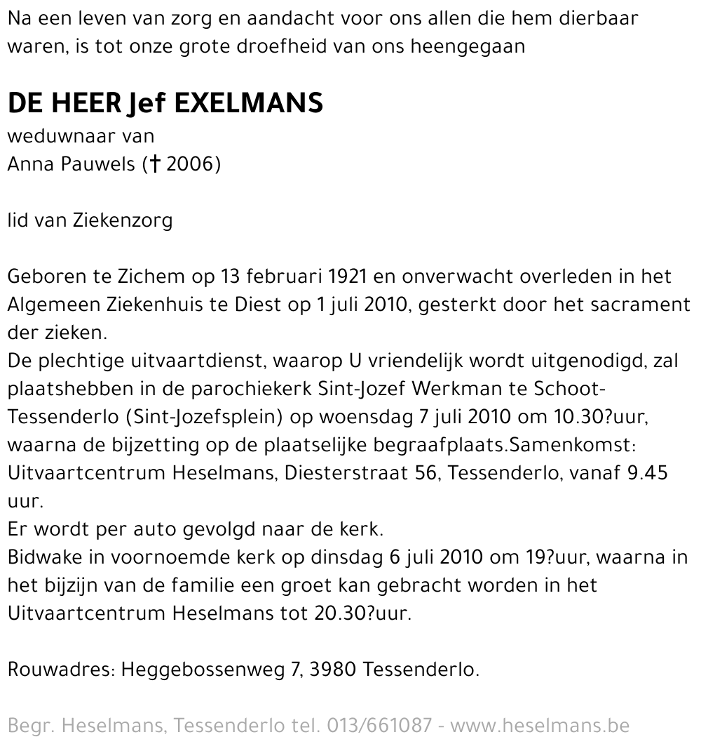 Jef Exelmans