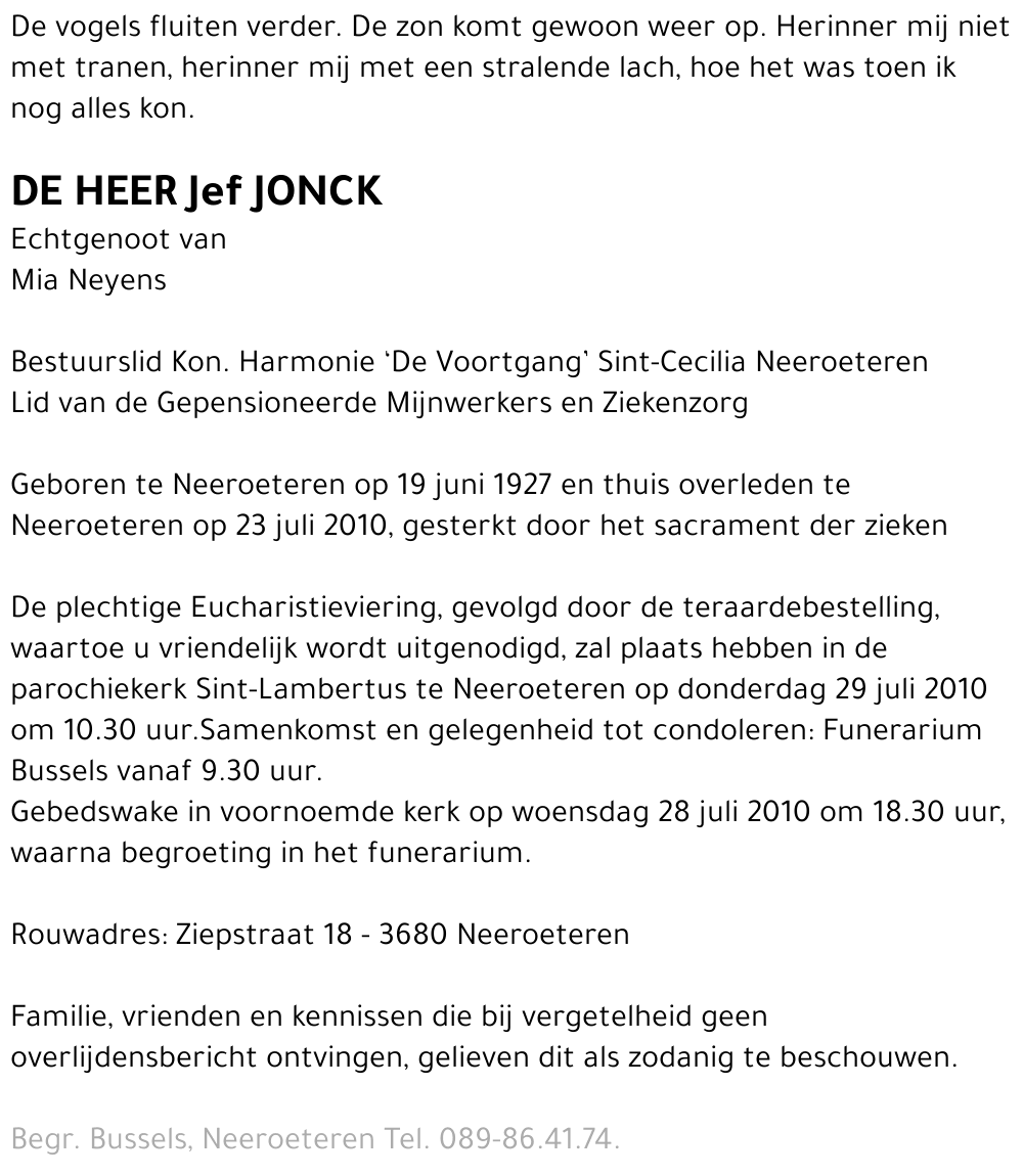 Jef Jonck