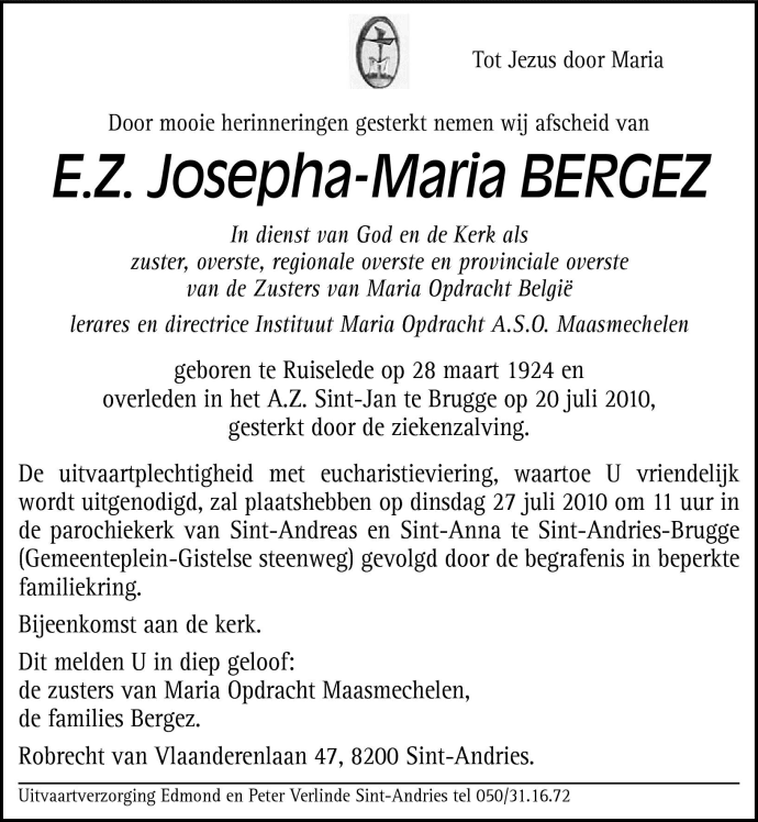 Josepha-Maria Bergez