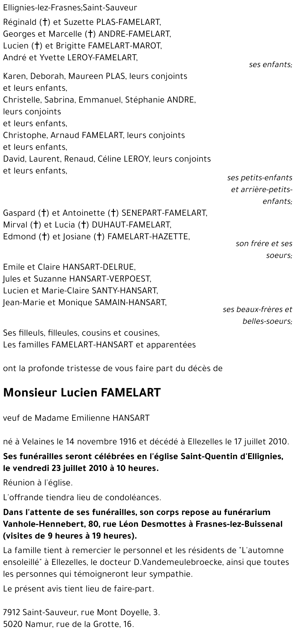 Lucien FAMELART