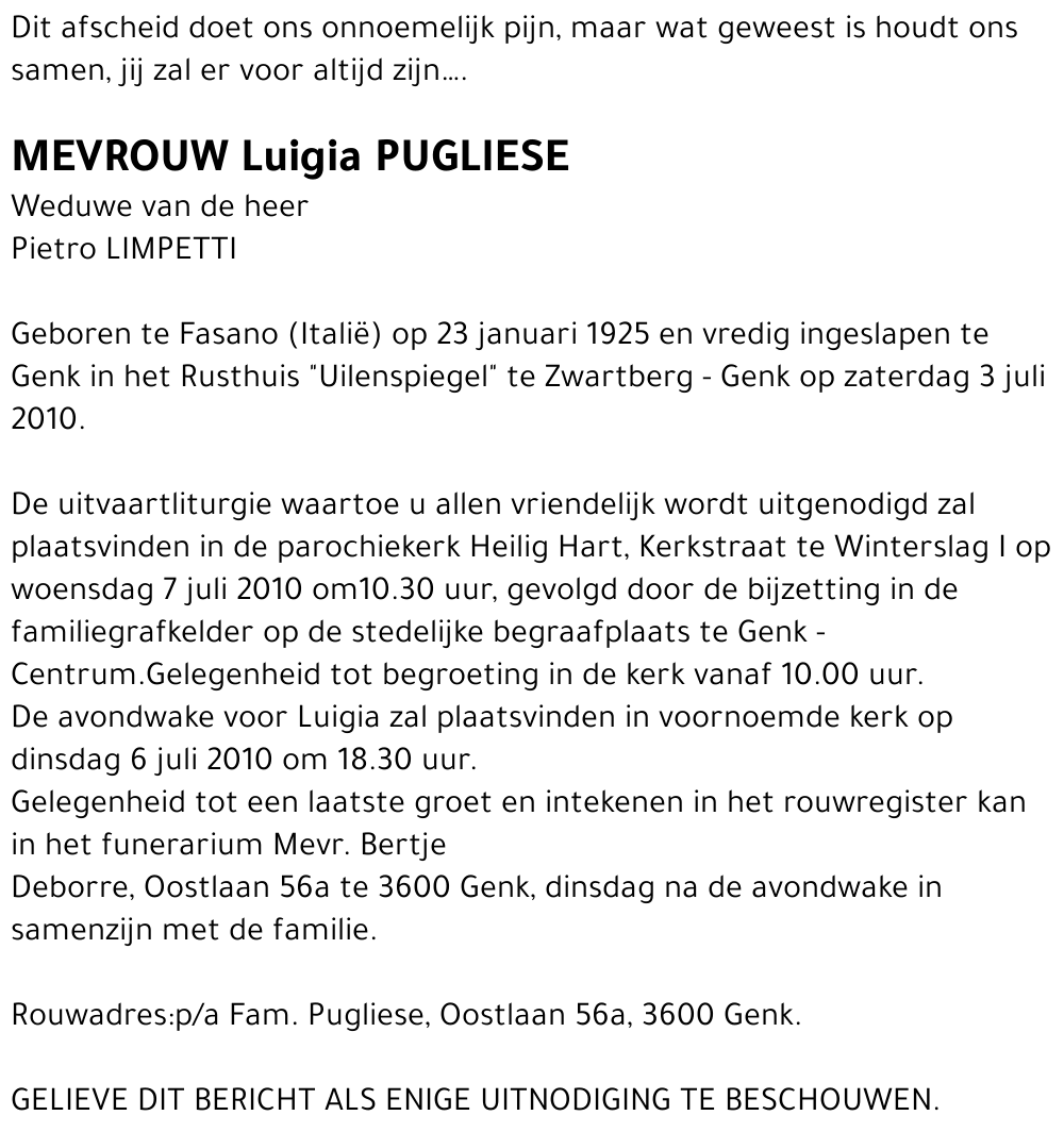Luigia PUGLIESE