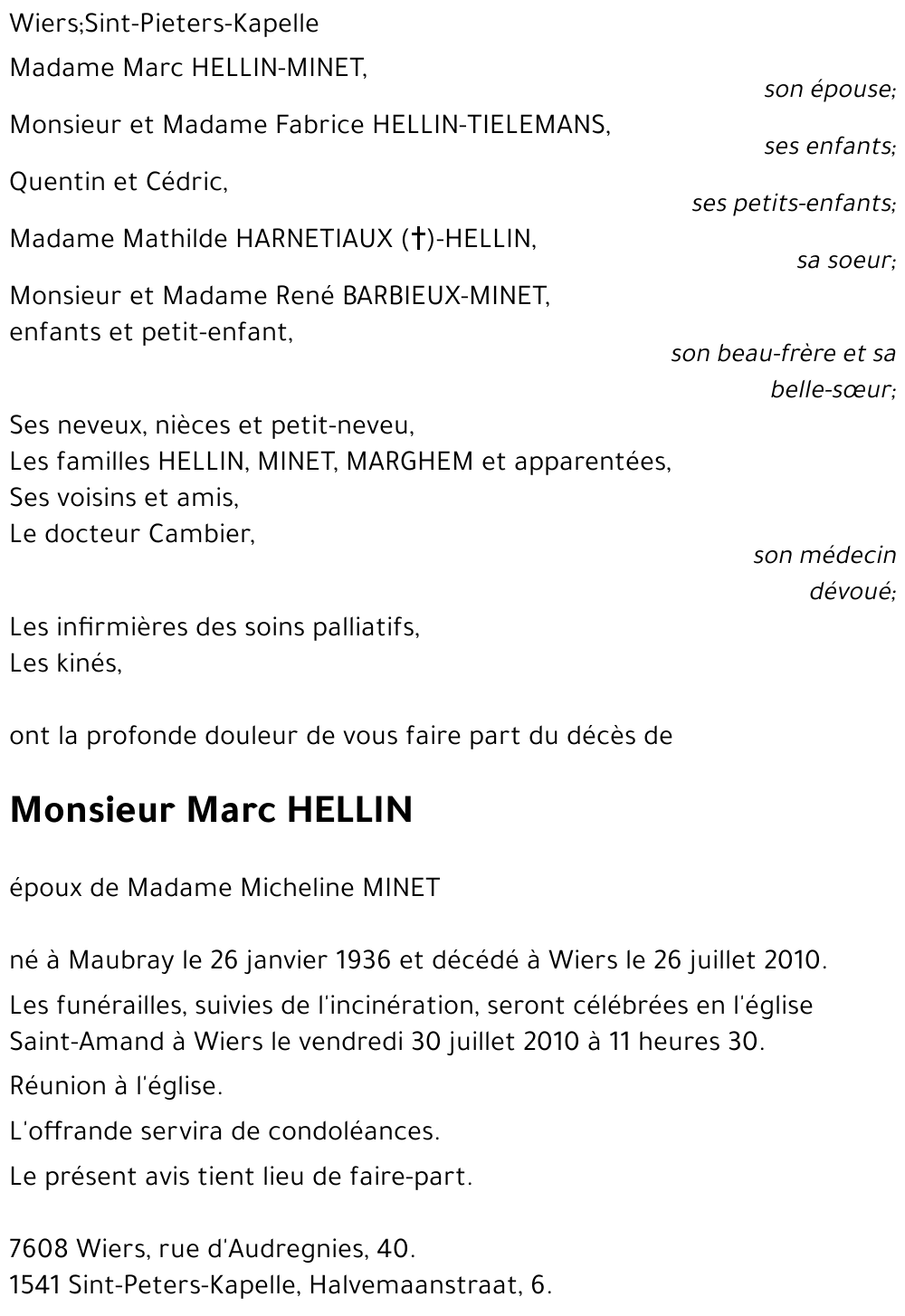 Marc HELLIN