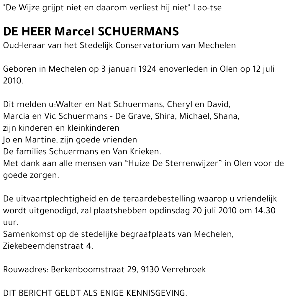 Marcel Schuermans