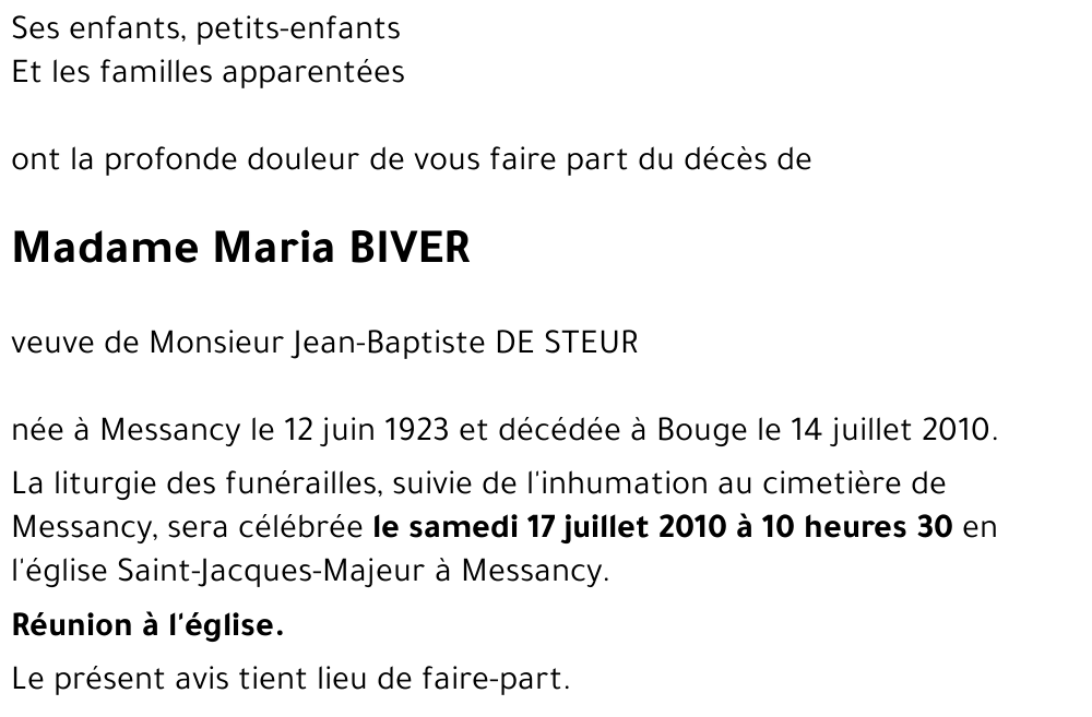 Maria BIVER