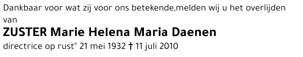Maria DAENEN