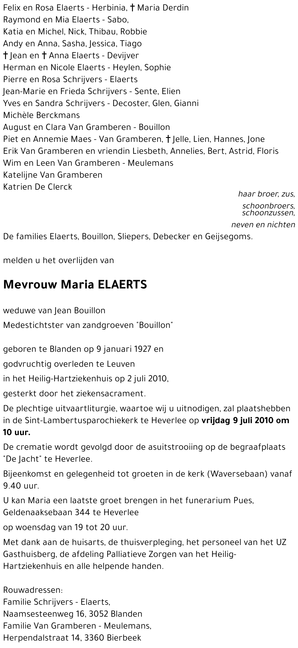 Maria ELAERTS