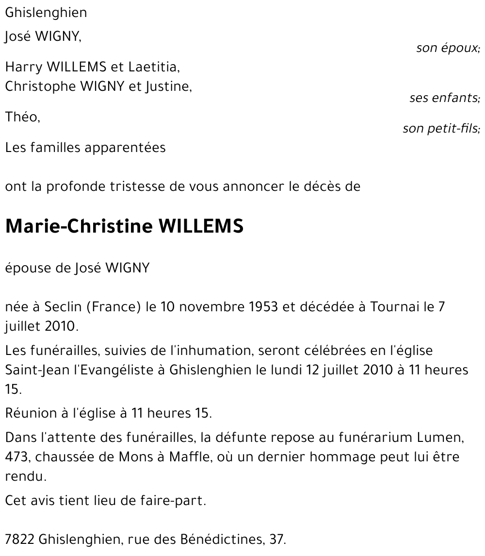 Marie-Christine Willems