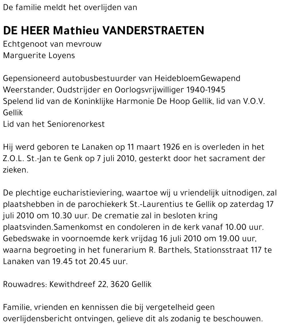 Mathieu Vanderstraeten