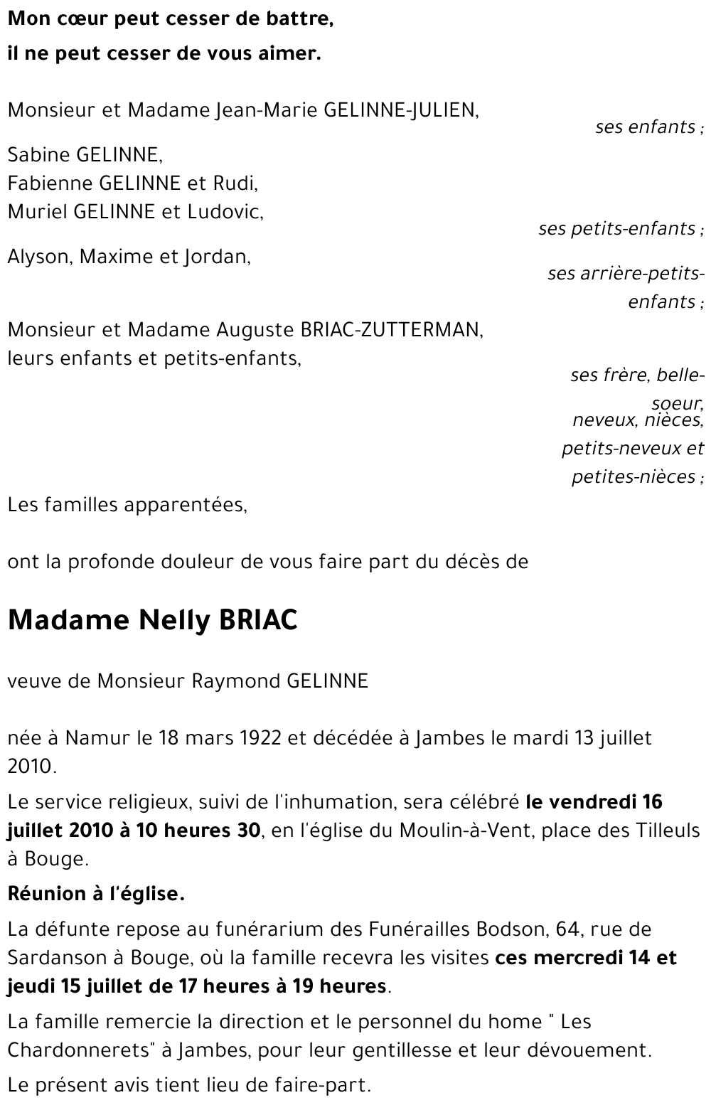 Nelly BRIAC