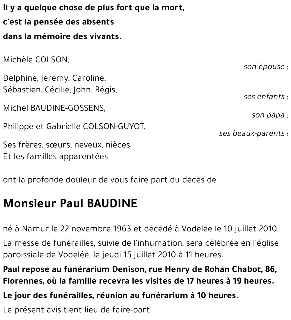 Paul BAUDINE