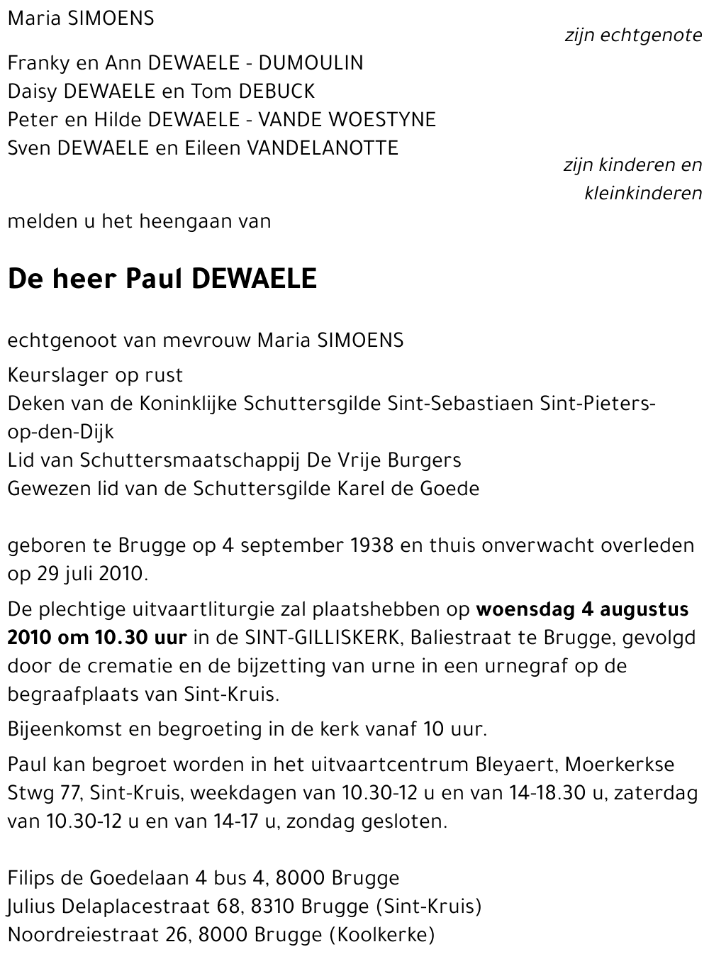 Paul DEWAELE