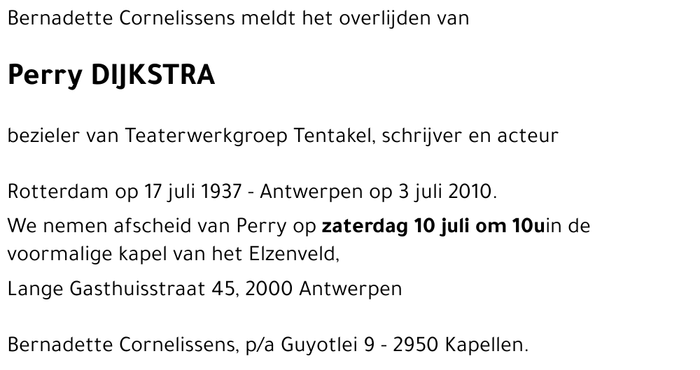 Perry DIJKSTRA