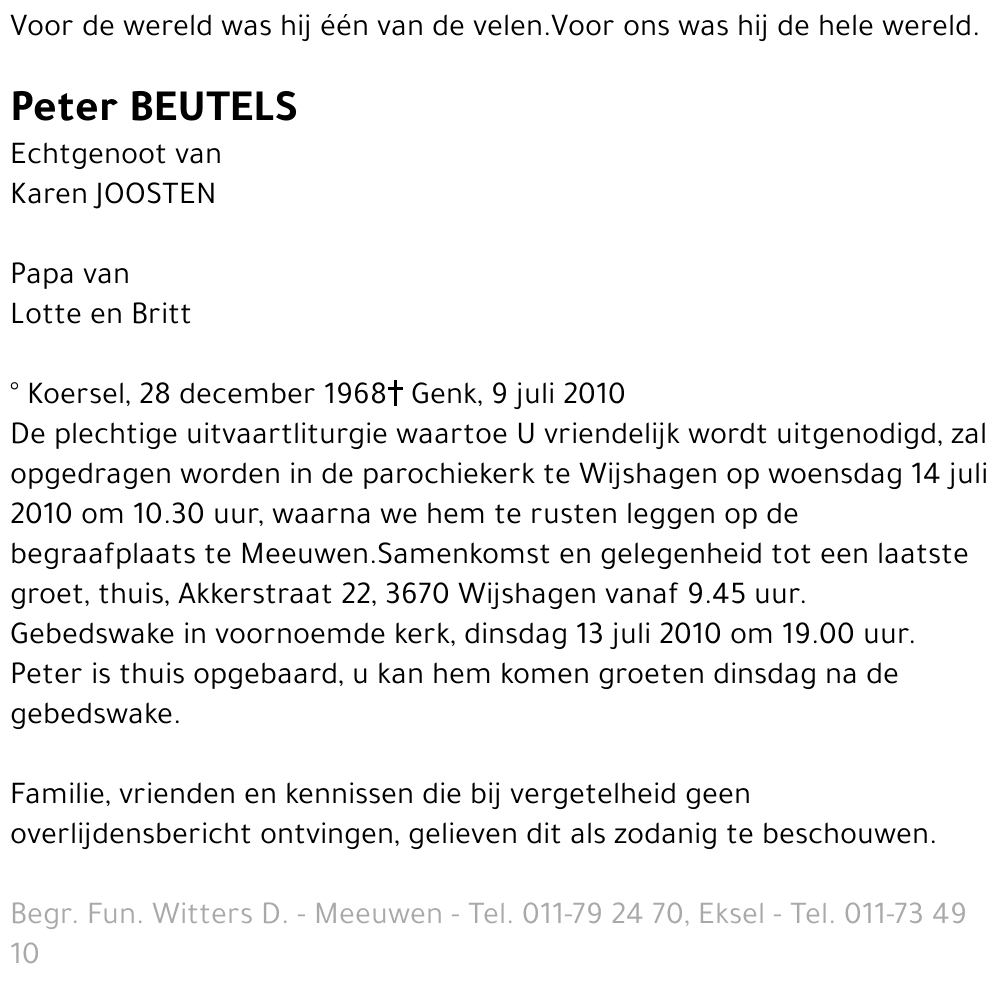 Peter Beutels