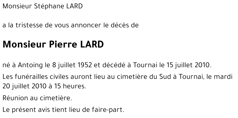 Pierre LARD