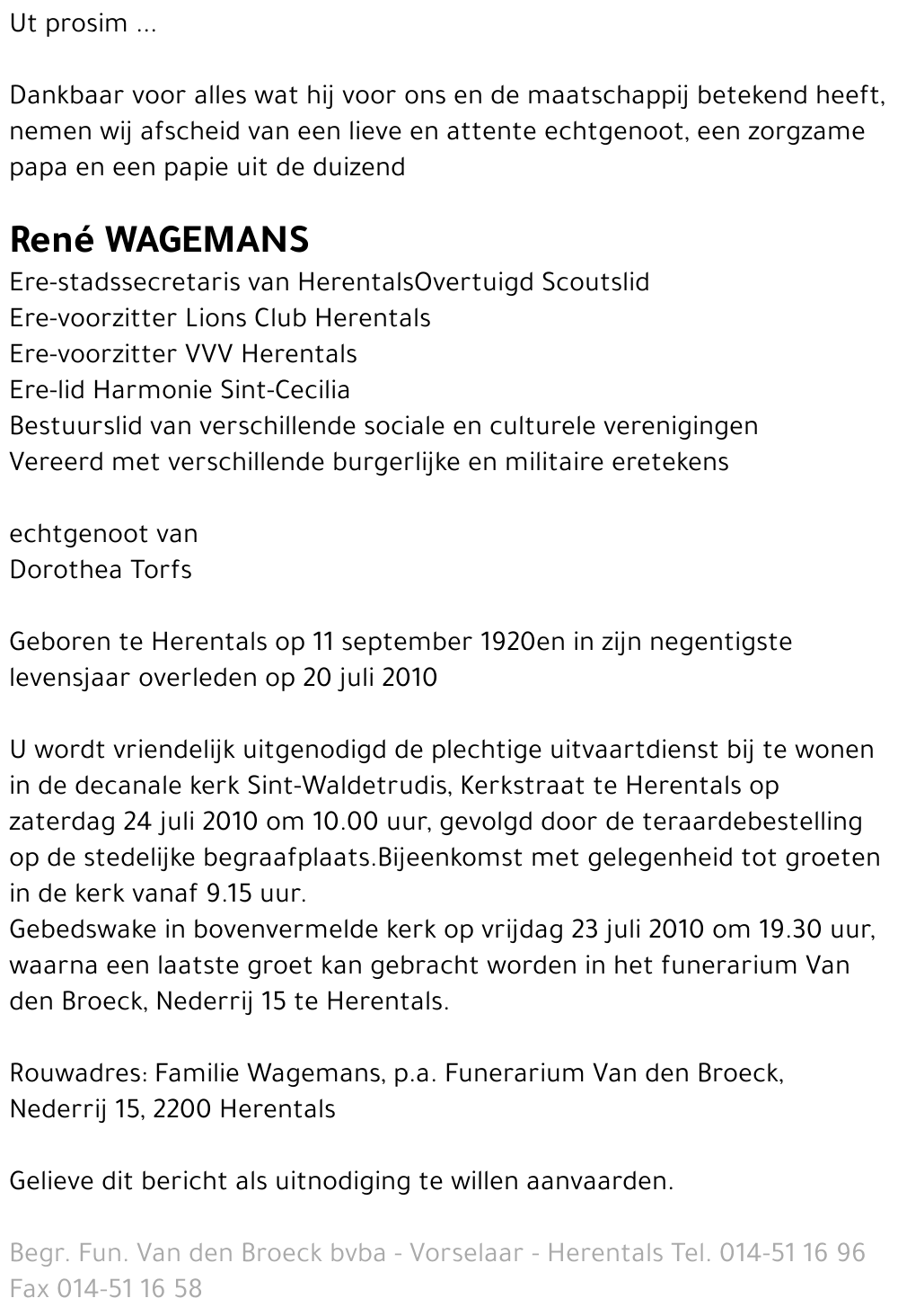 René Wagemans