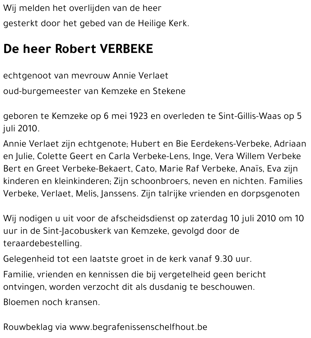 Robert VERBEKE