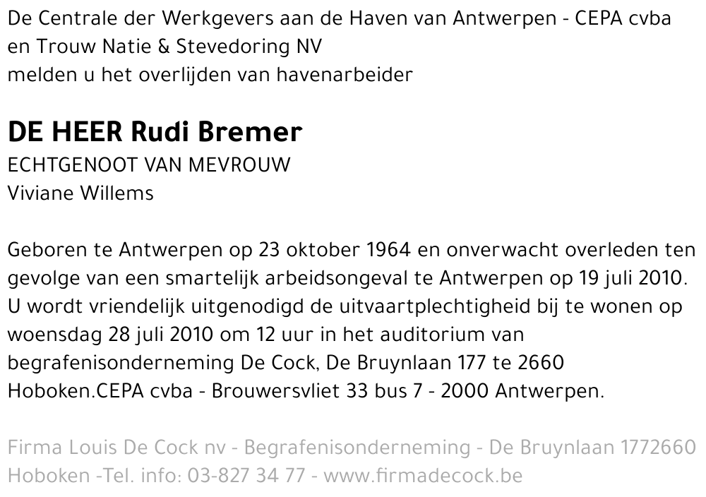 Rudi Bremer