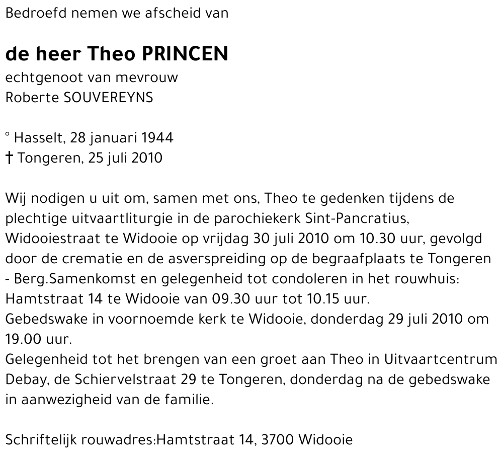 Theo PRINCEN