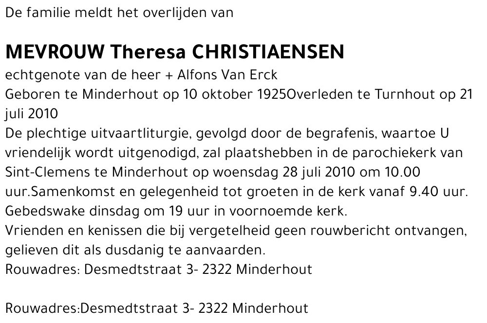 Theresa Christiaensen