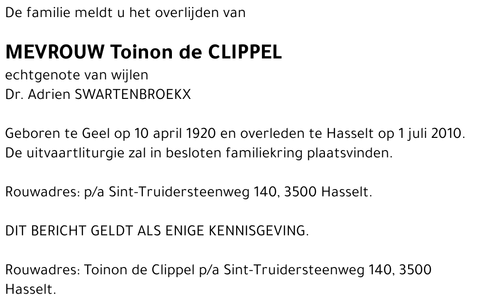 Toinon de Clippel