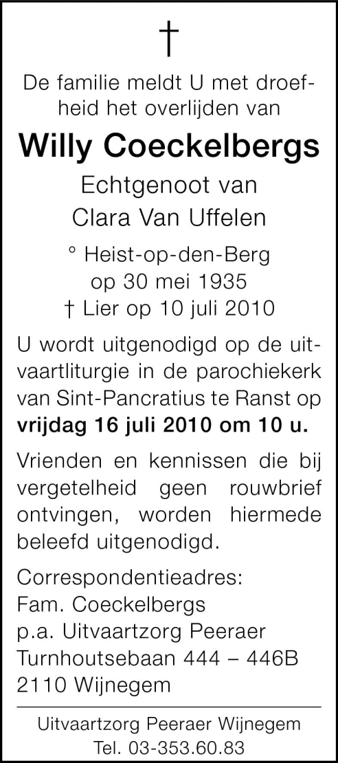 Willy Coeckelbergs