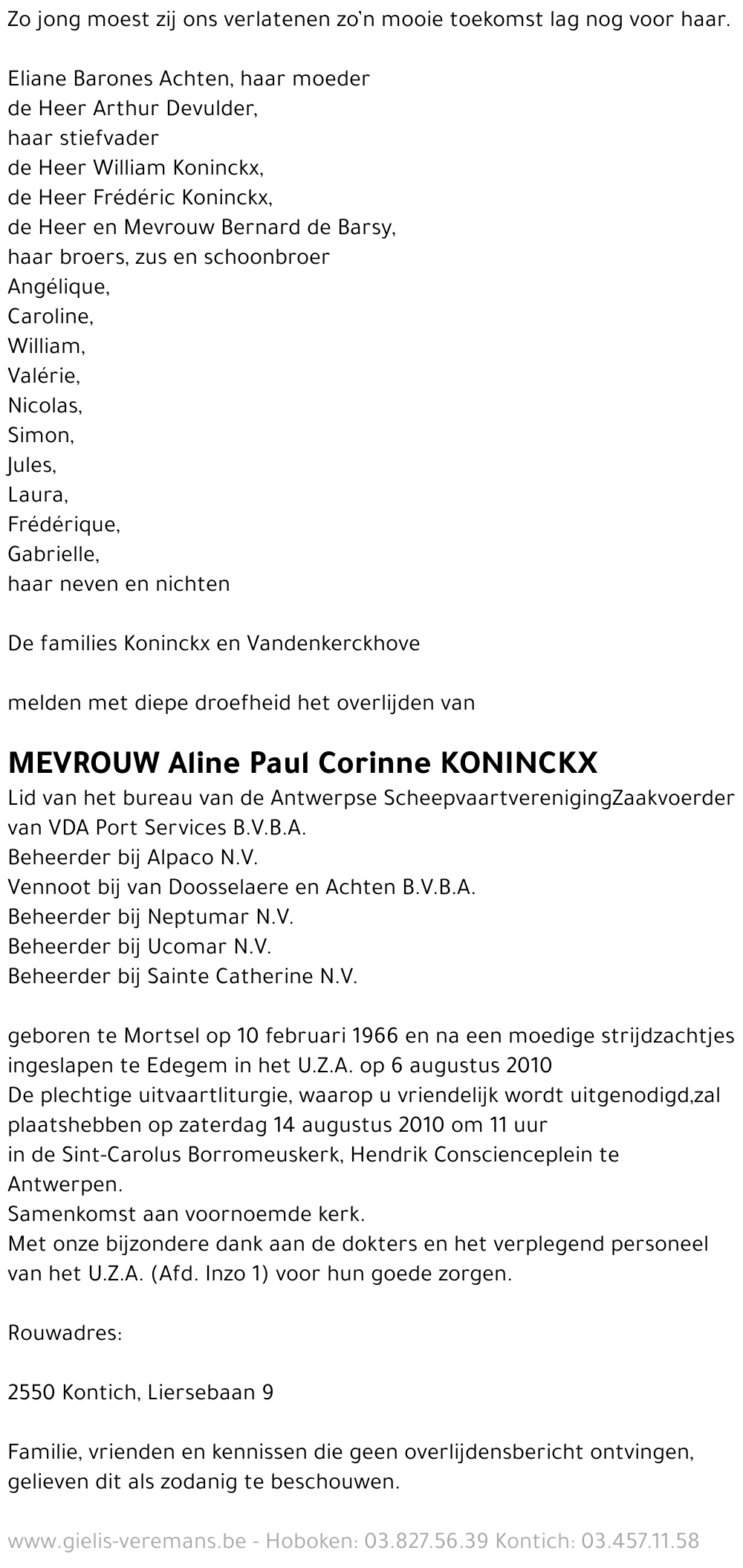 Aline Koninckx