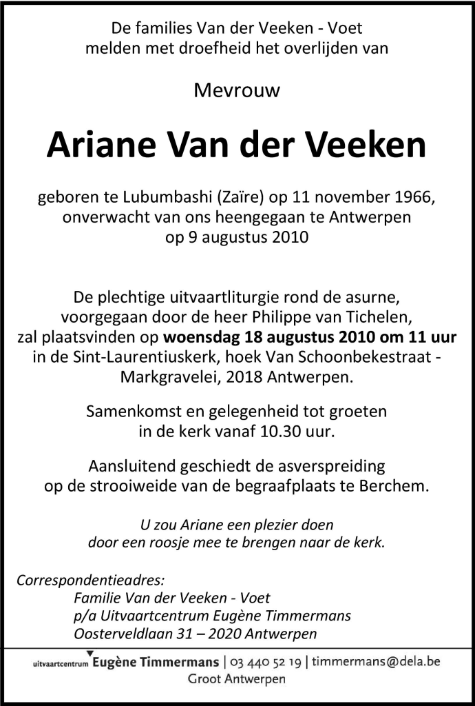 Ariane Van der Veeken
