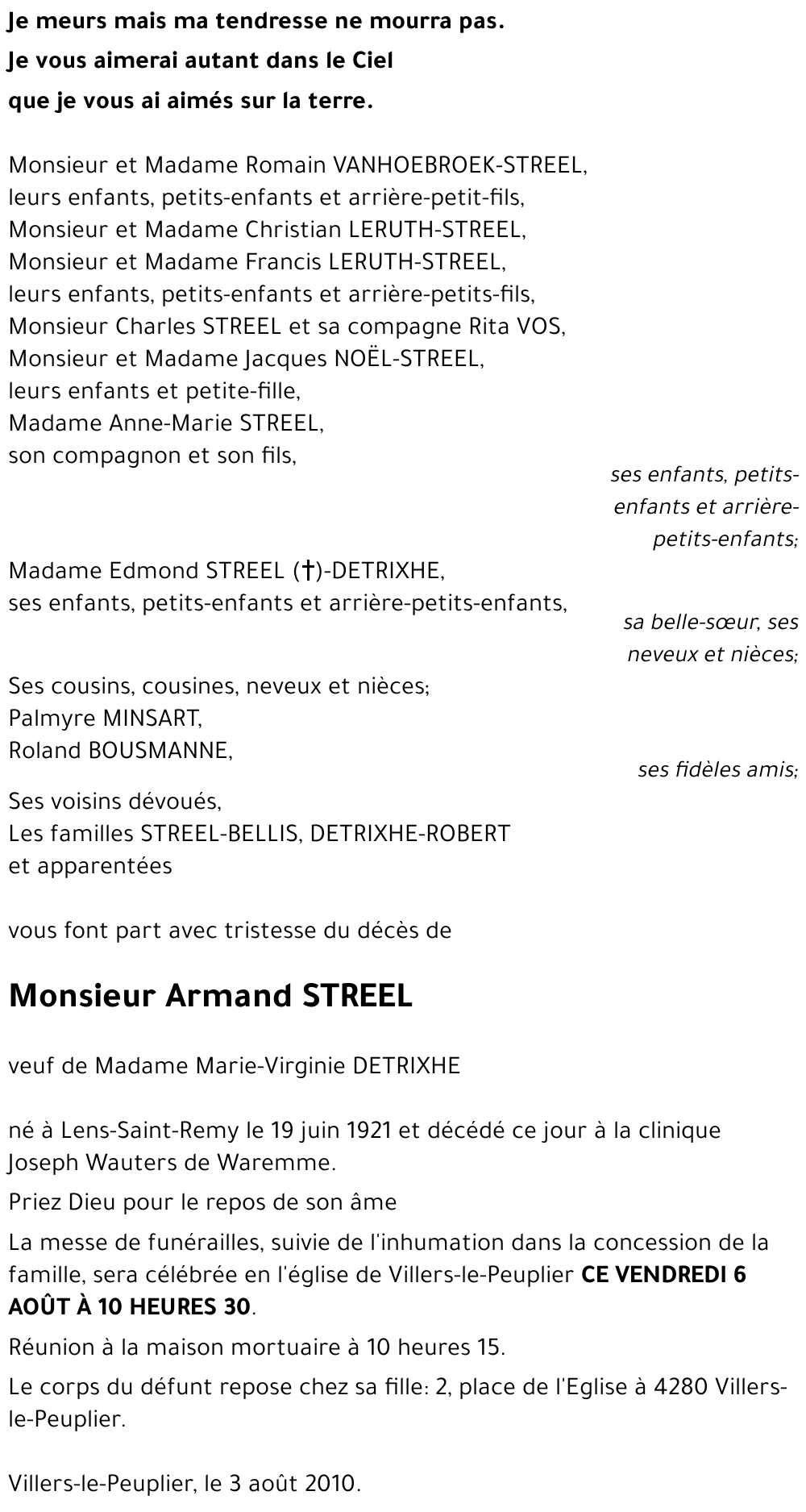 Armand STREEL