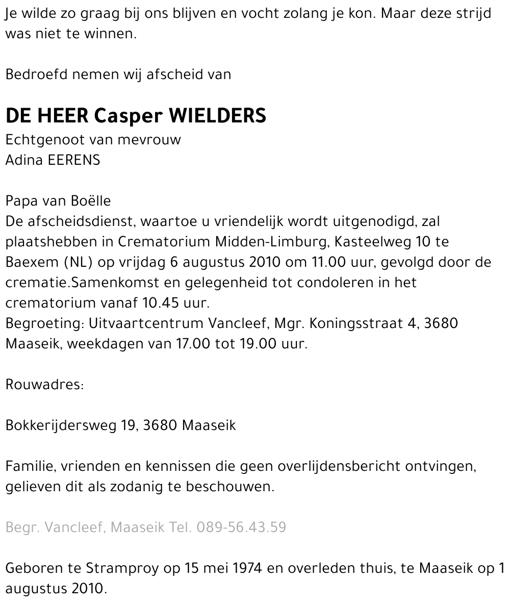 Casper Wielders