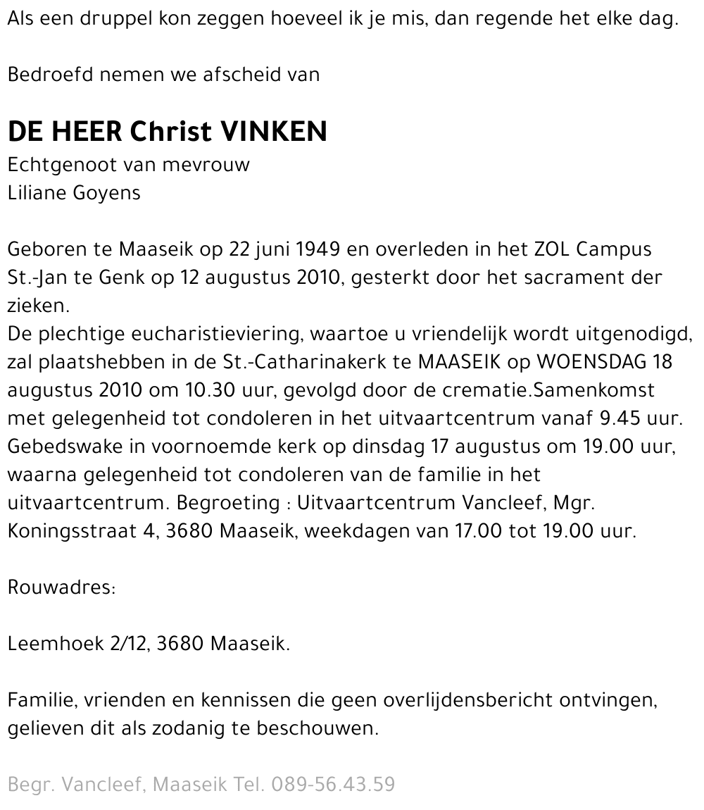 Christ Vinken