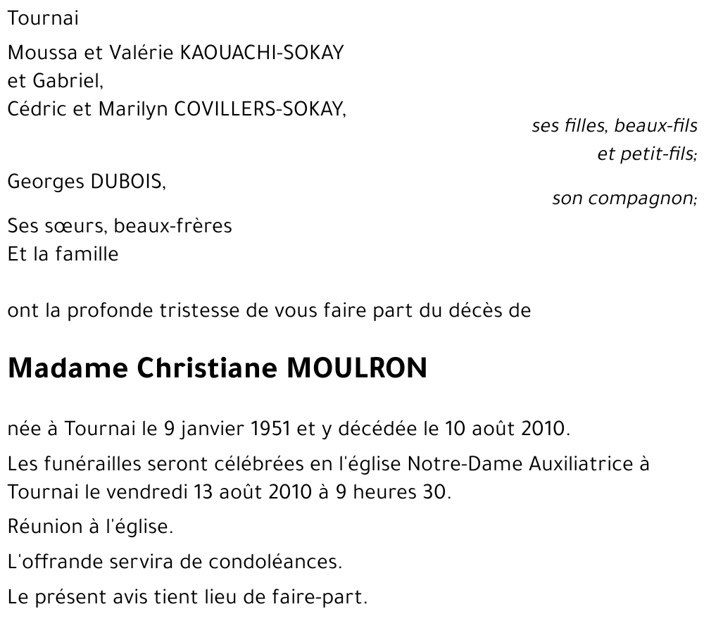 Christiane MOULRON