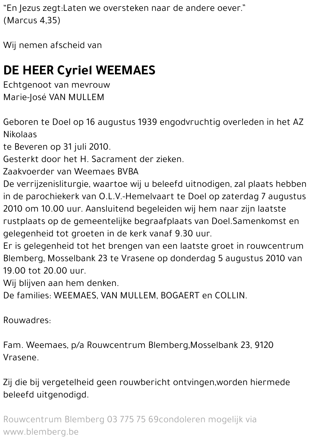 Cyriel Weemaes