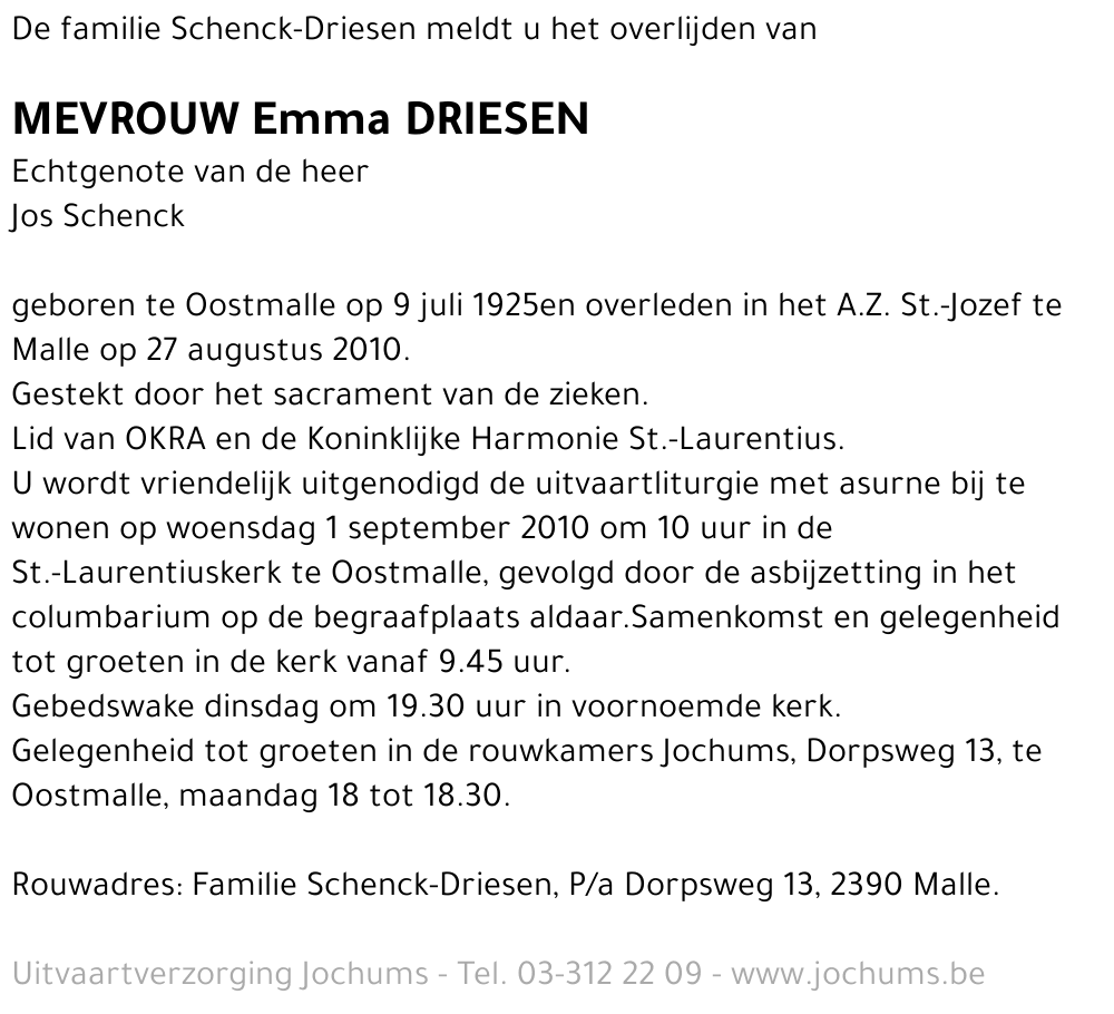 Emma Driesen