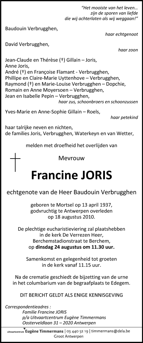 Francine JORIS