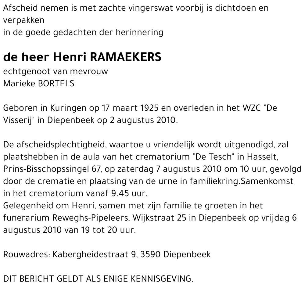 Henri Ramaekers