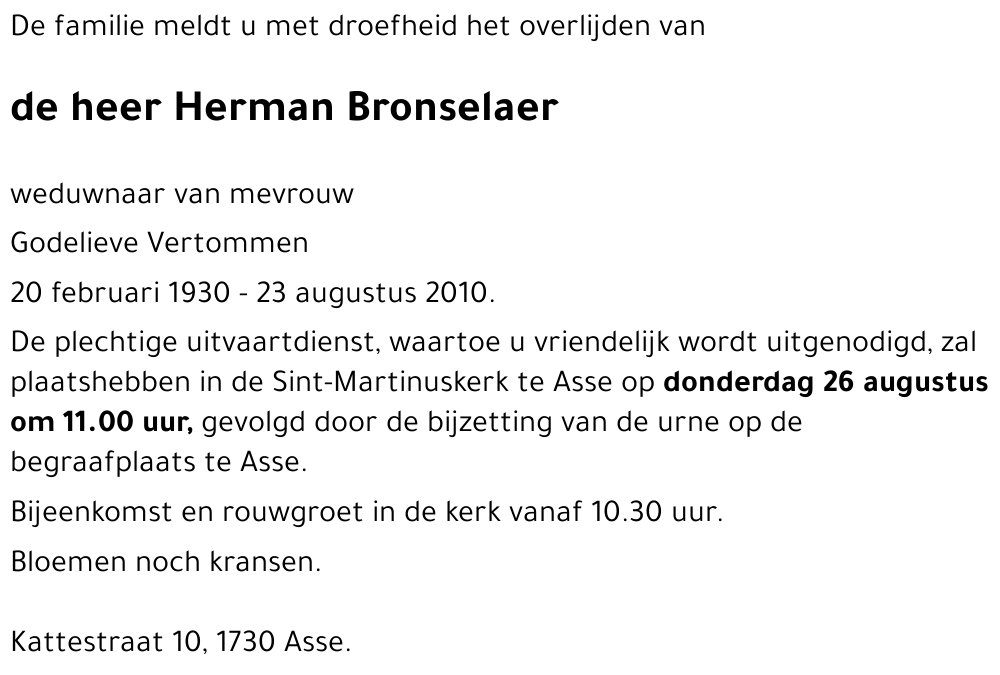 Herman Bronselaer