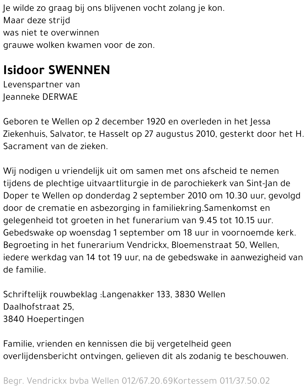 Isidoor Swennen
