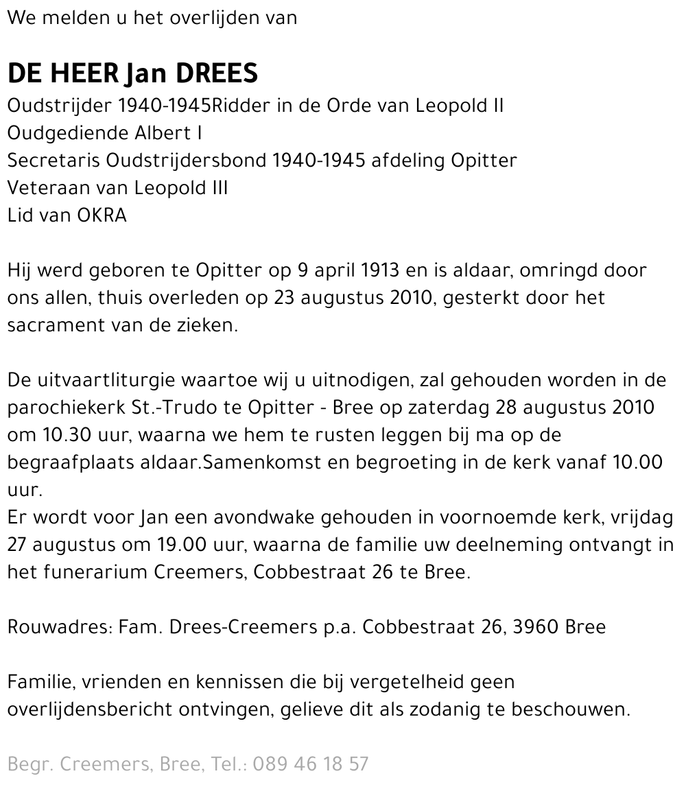 Jan Drees