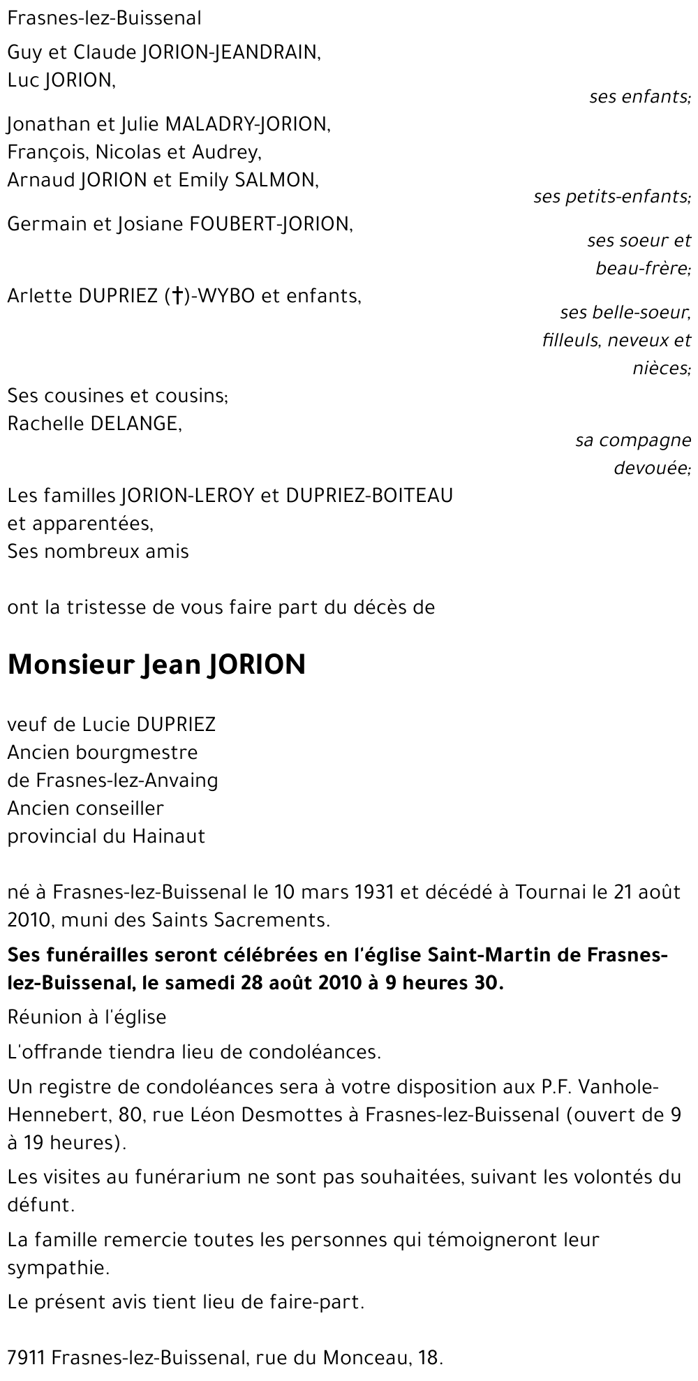 Jean JORION
