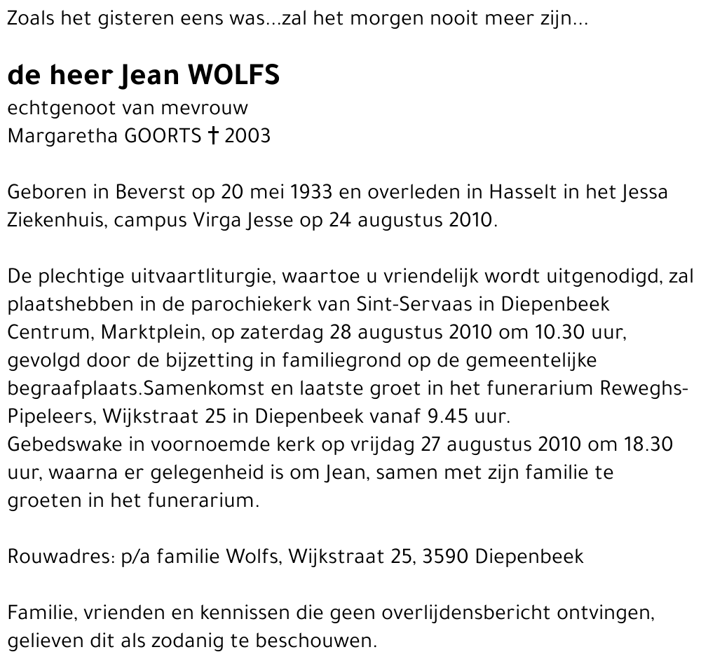 Jean Wolfs