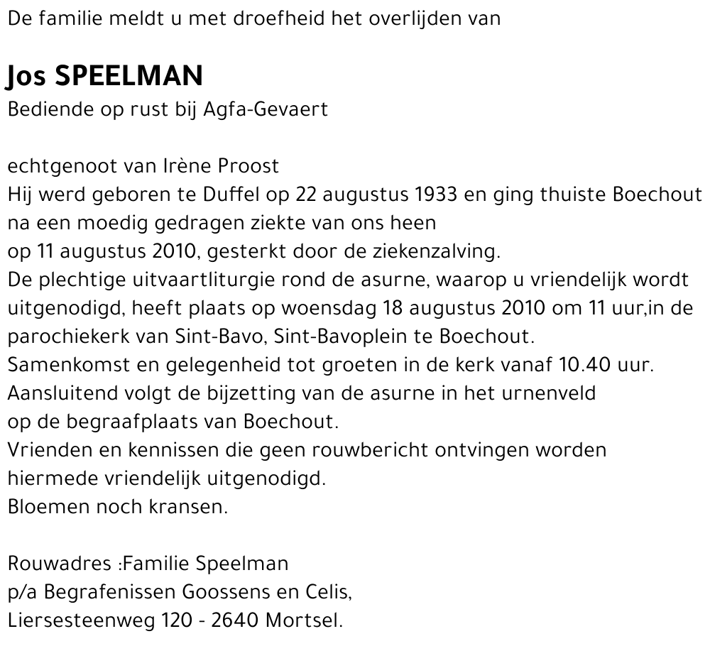 Jos Speelman