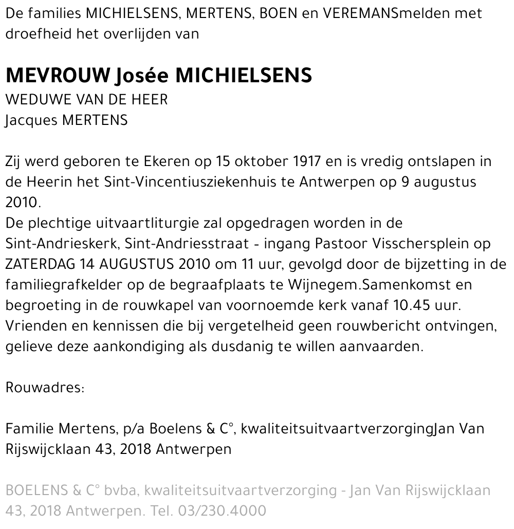 José Michielsens