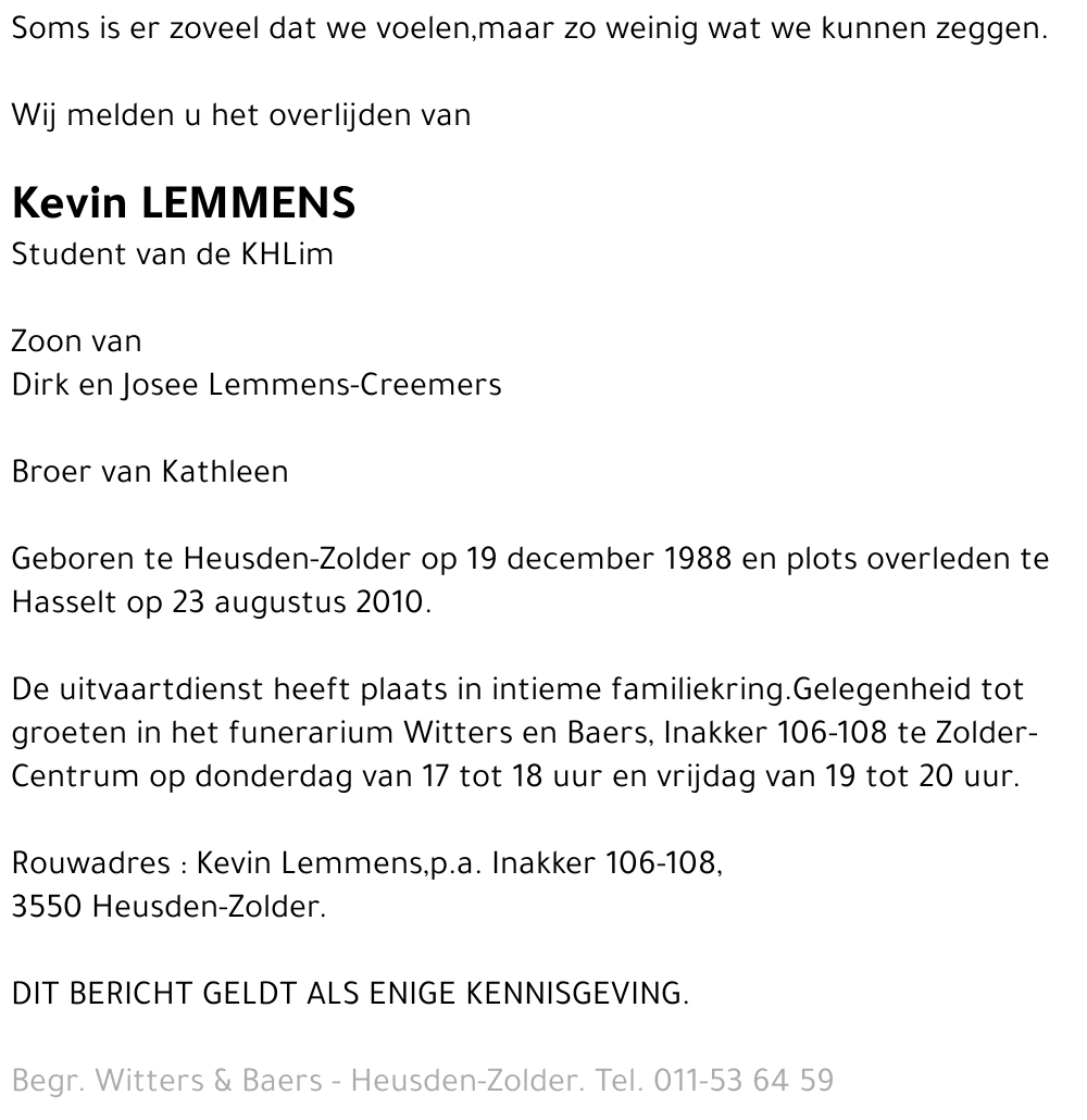 Kevin Lemmens