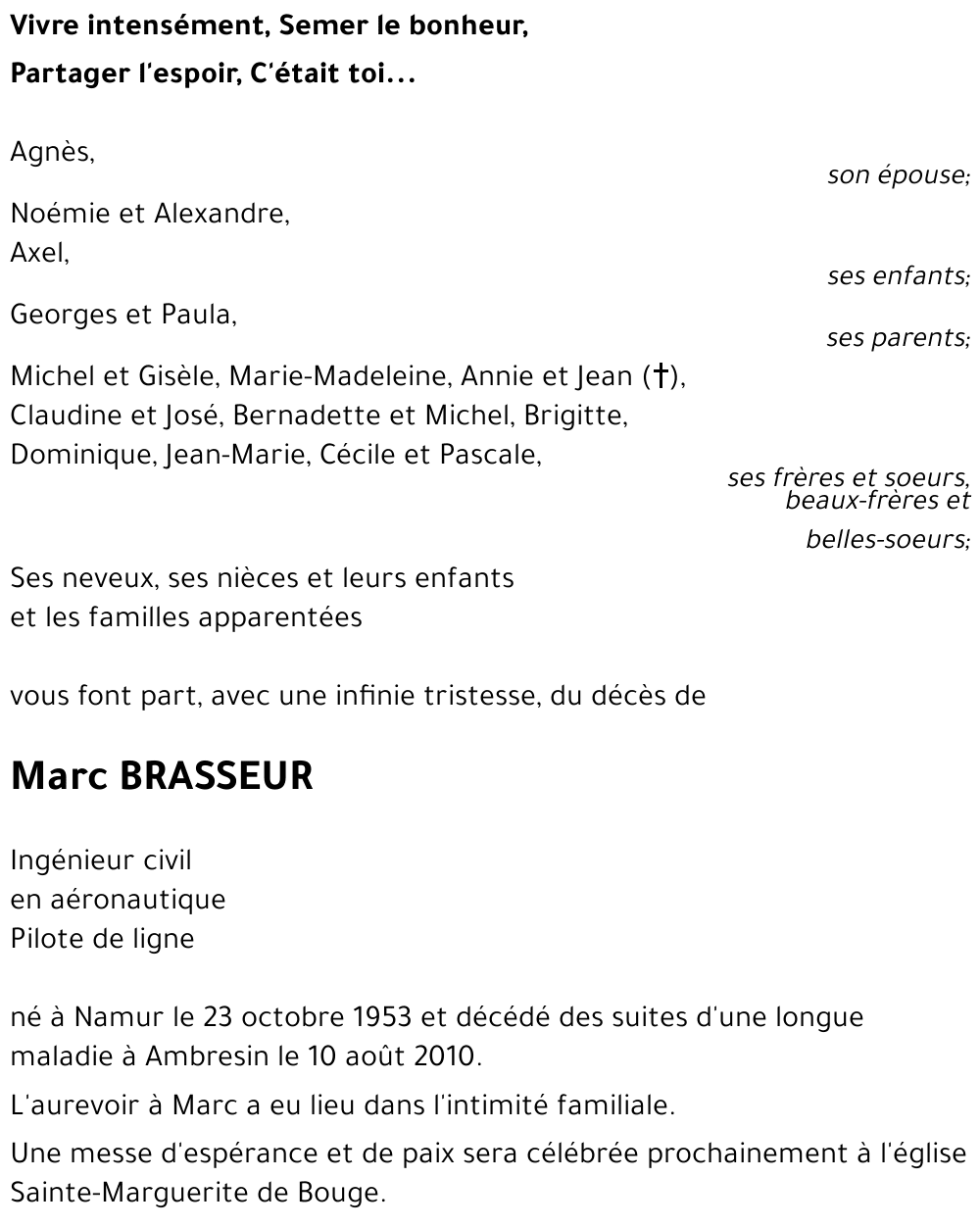 Marc BRASSEUR