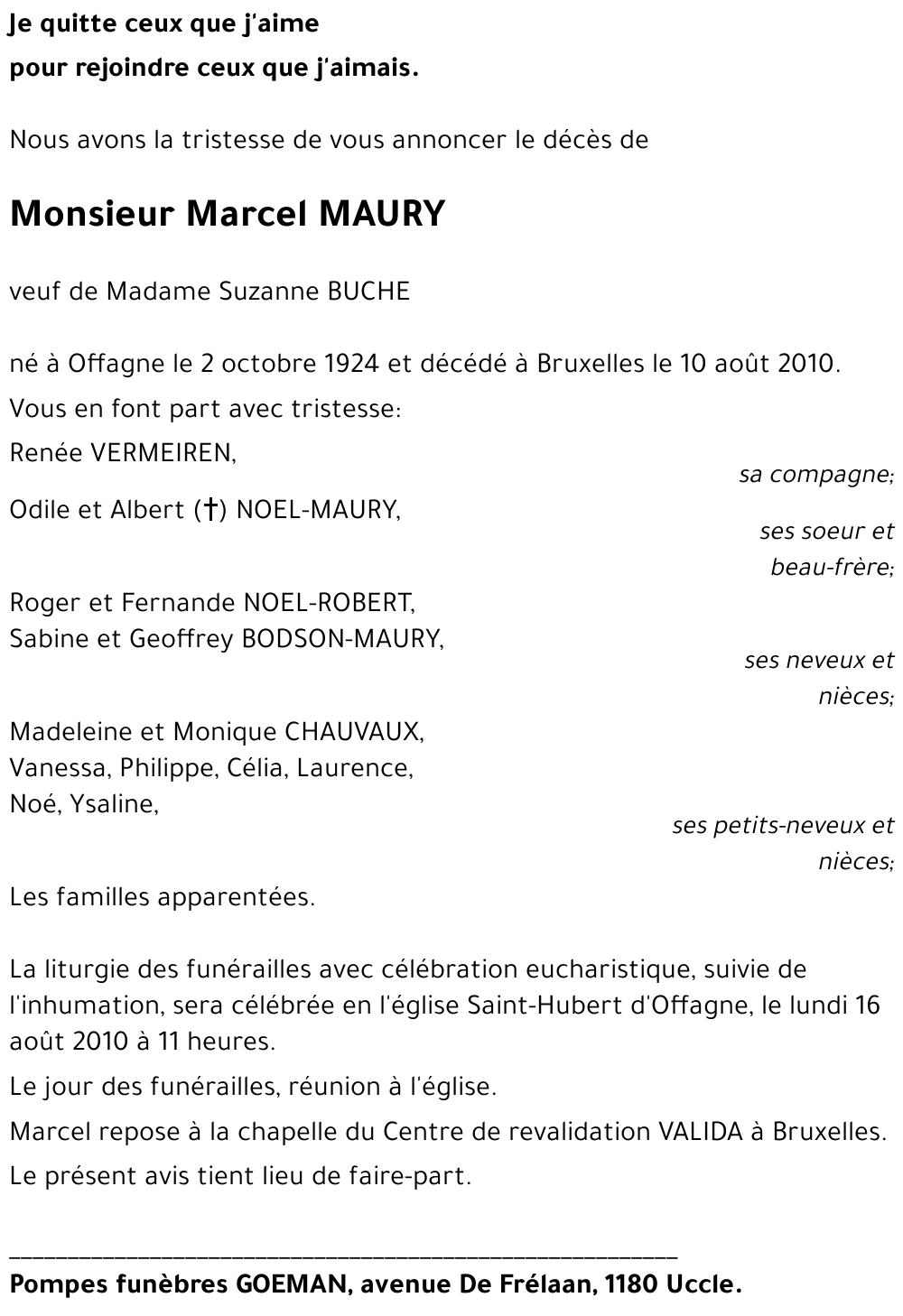 Marcel MAURY