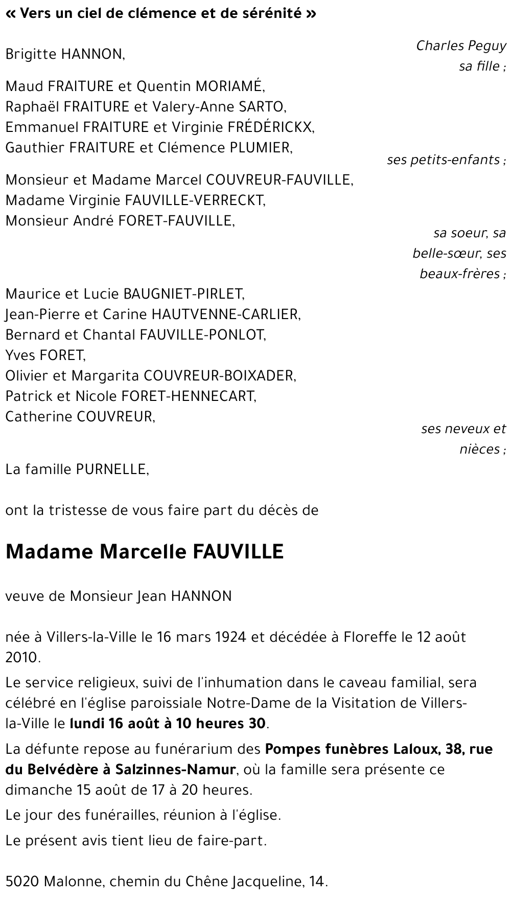 Marcelle FAUVILLE
