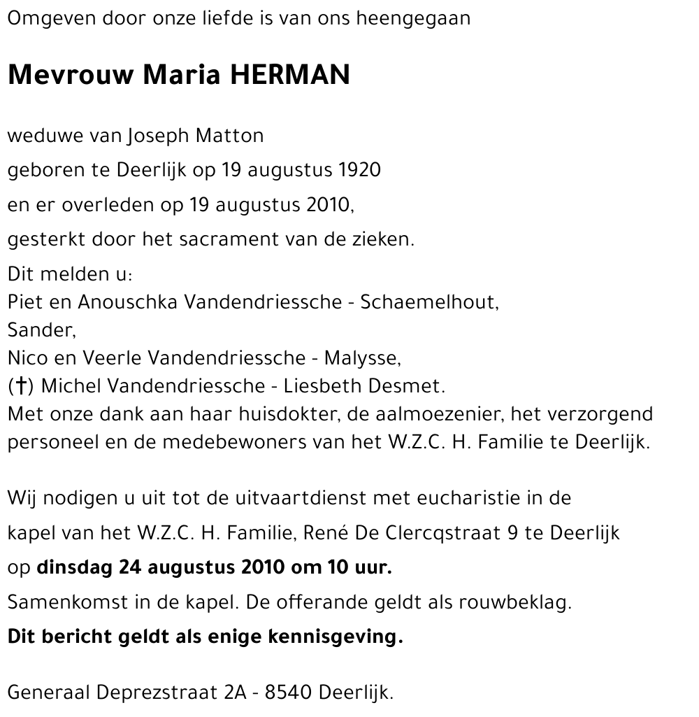 Maria HERMAN