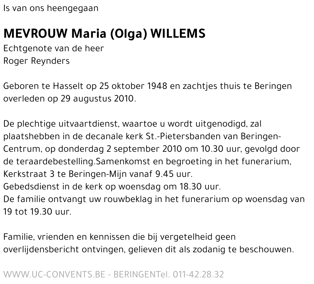 Maria (Olga) Willems