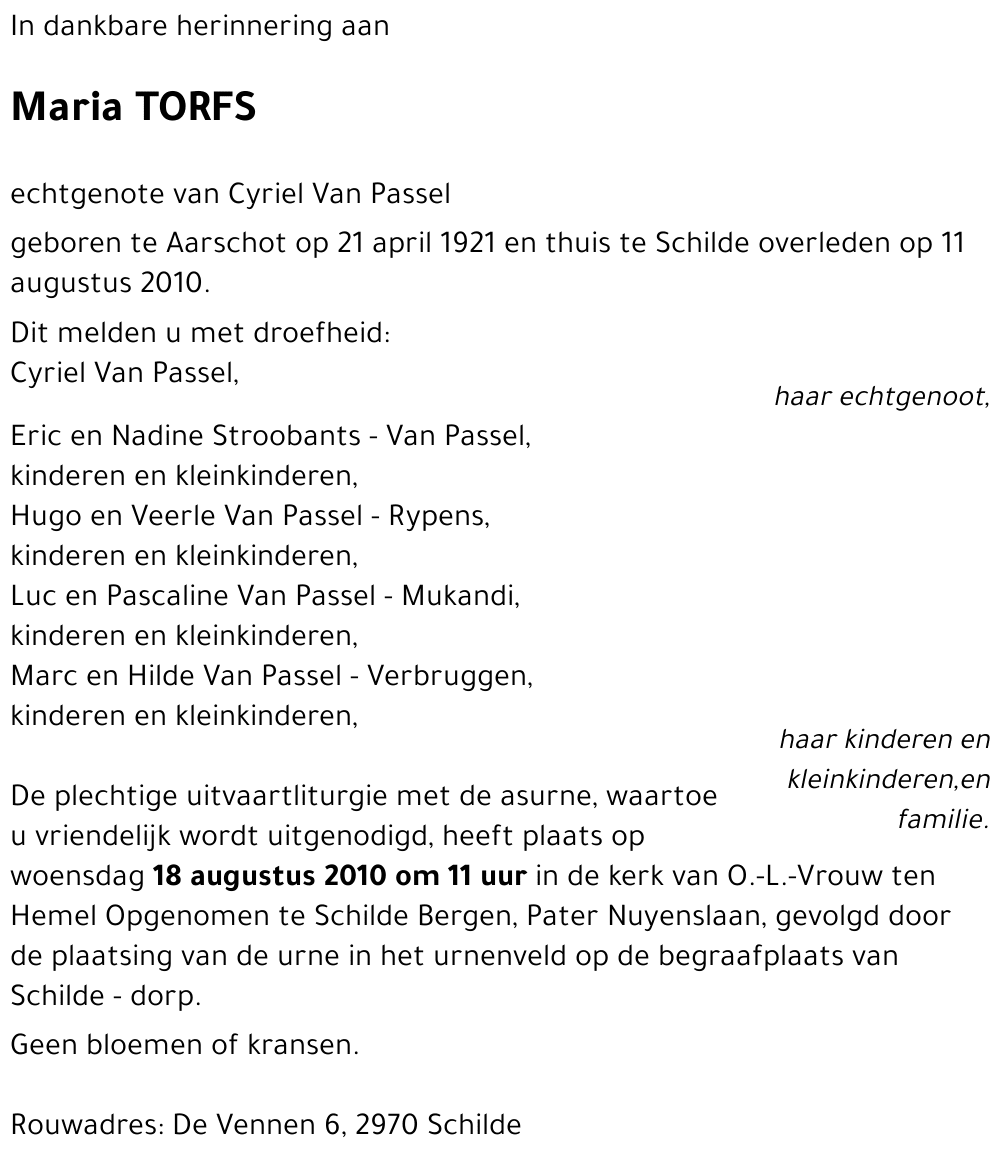 Maria TORFS