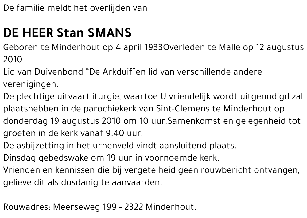 Stan Smans